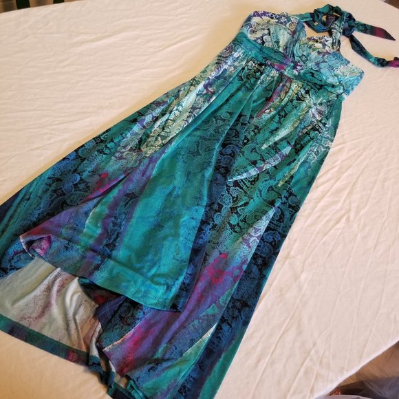 Soma Soft Jersey Draped Midi Halter Dress - Picture 8 of 8